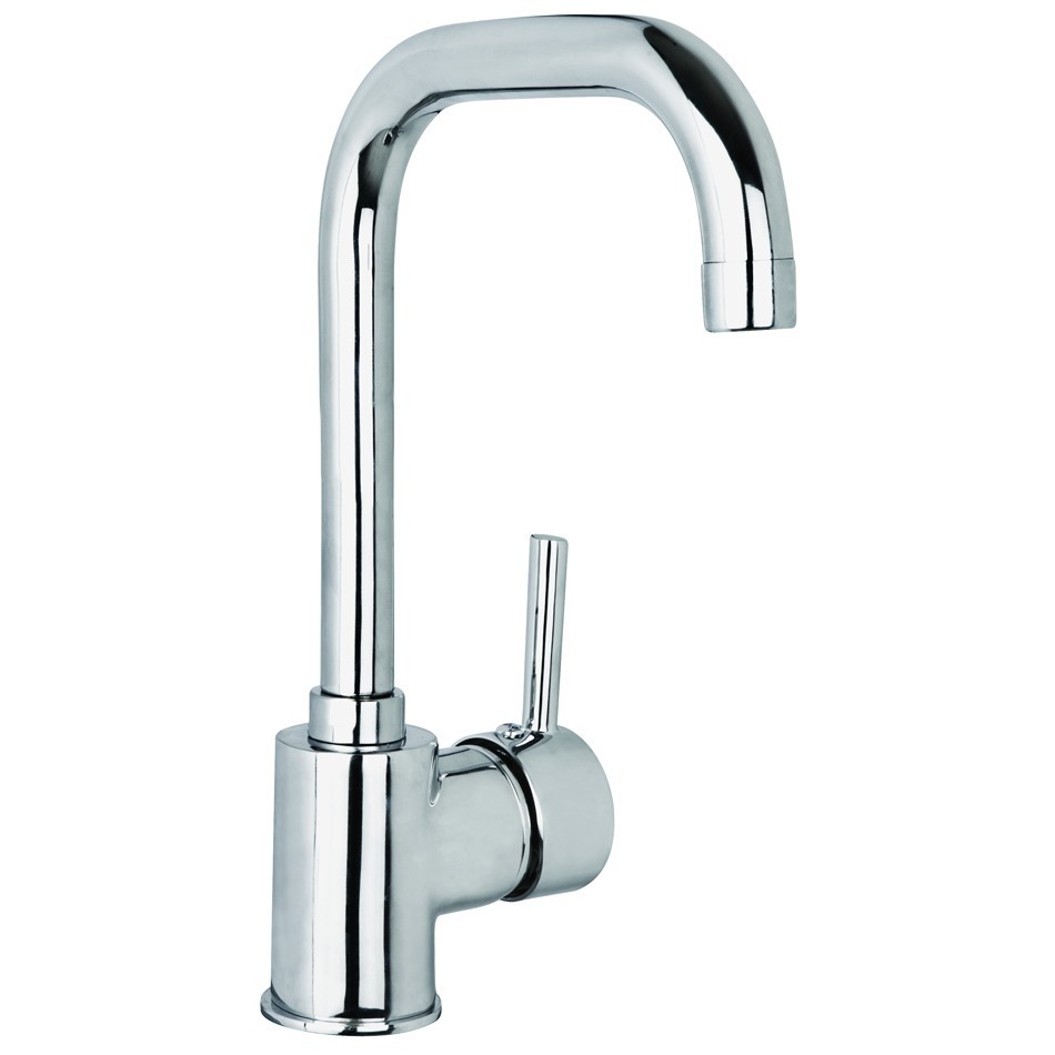 İTİMAT DELTA SERİSİ KISA KUĞU MİKS LAVABO BATARYASI (Dik Borulu)(8pcs)